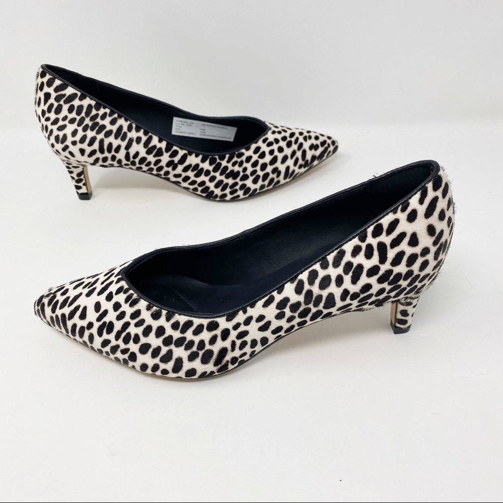 NIB Clarks Laina55 Leather Animal Print Heels - Picture 8 of 12